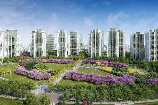 Os seis edifícios do Jardim das Perdizes, lado a lado